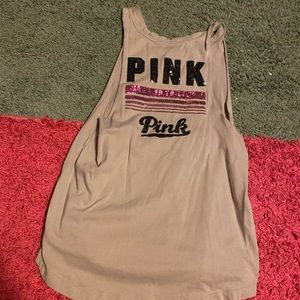 Pink cutoff Shirt